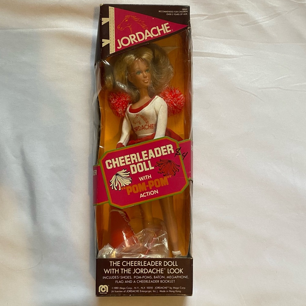 Jordache Cheerleader Doll with Pom Pom Action